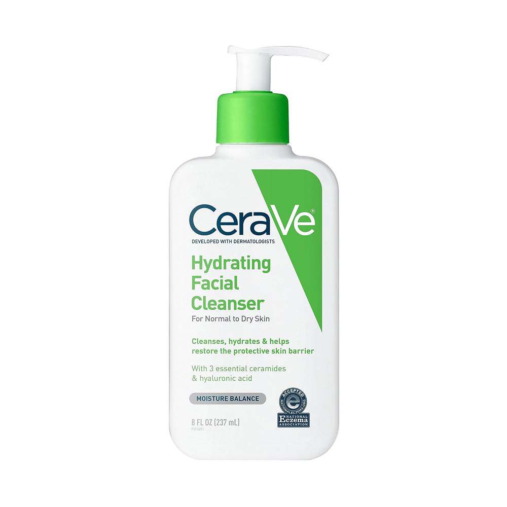 CeraVe Face Wash, Hydrating Facial Cleanser for Normal to Dry Skin (237ml)