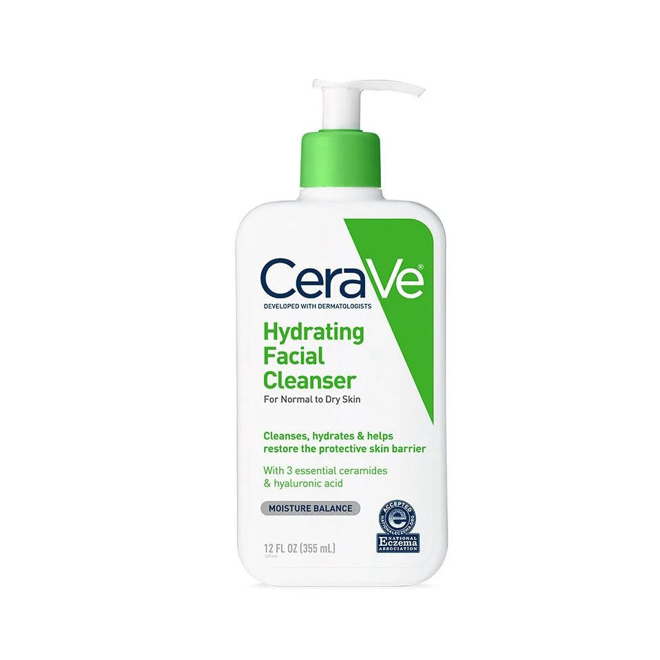 Cerave Hydrating Facial Cleanser For Normal To Dry Skin (355ml)