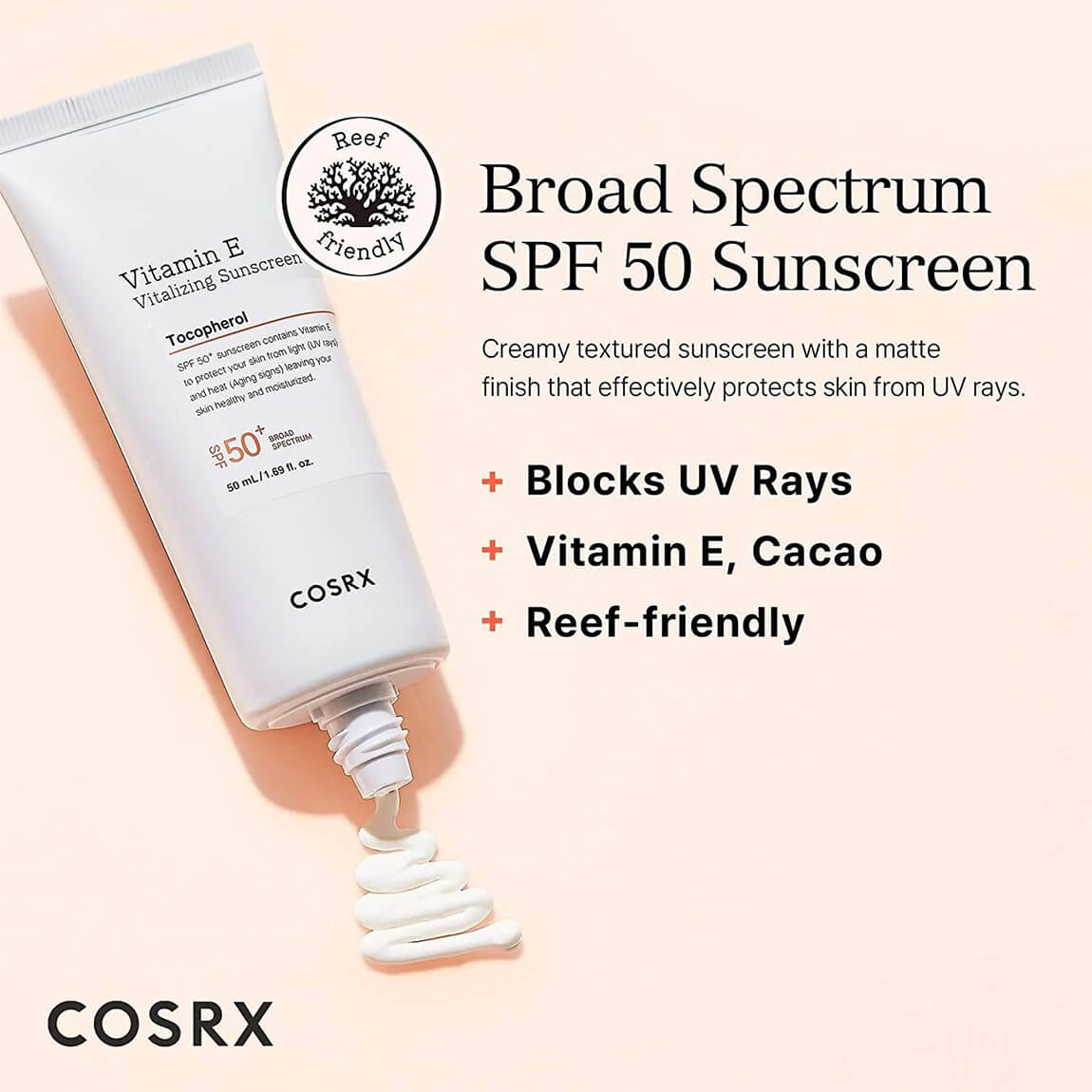 Cosrx Vitamin E Vitalizing Sunscreen SPF50+
