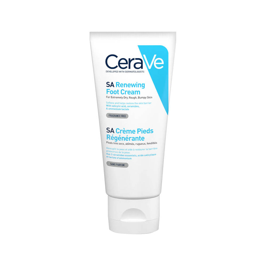 CeraVe SA Renewing foot Cream for Extremely Dry, Rough Bumpy Skin