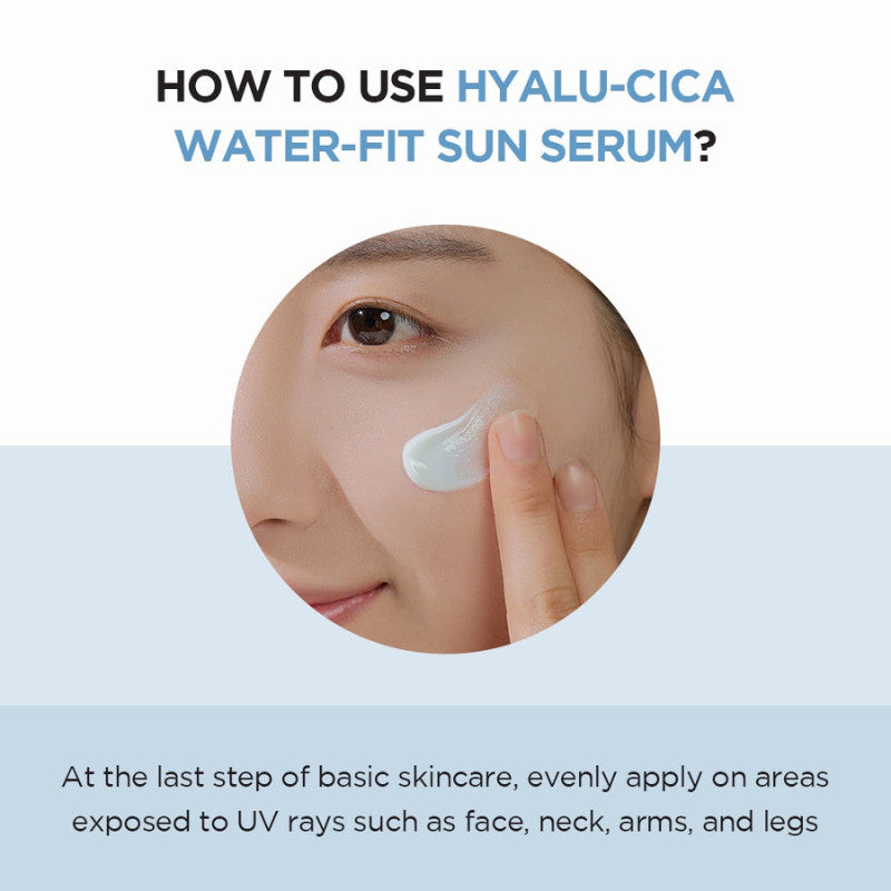 SKIN1004 Hyalu-Cica Water-Fit Sun Serum SPF50+ PA++++ – 50ml – Lightweight Korean Sunscreen for Sensitive & Oily Skin in Bangladesh.