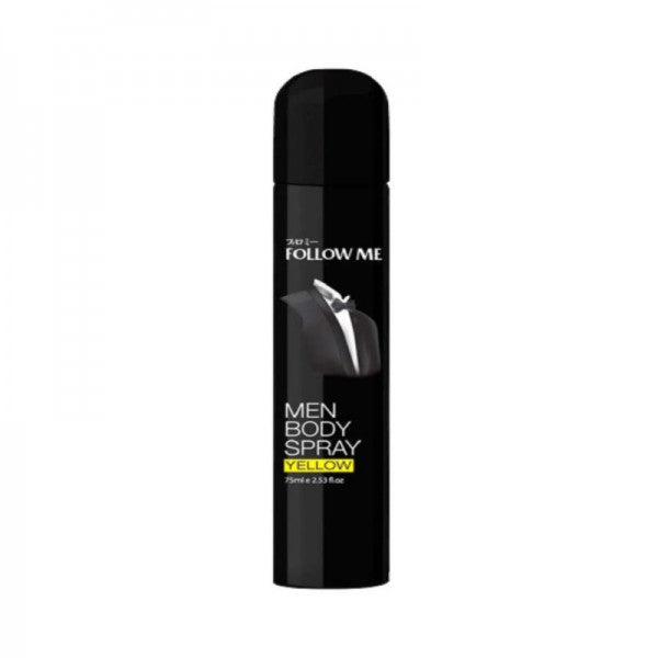 Follow Me Men Body Spray Yellow 75ml.