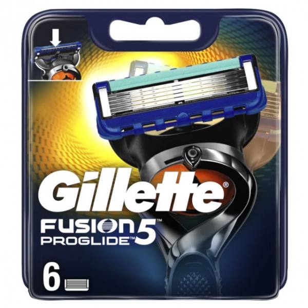 Gillette Fution Proglide Blister Spare Razors 6pcs