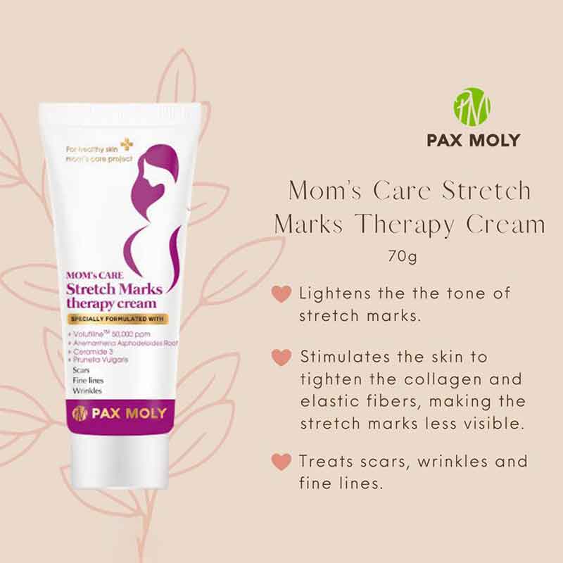 Pax Moly Mom's Care Stretch Marks Therapy Cream - 70 gm