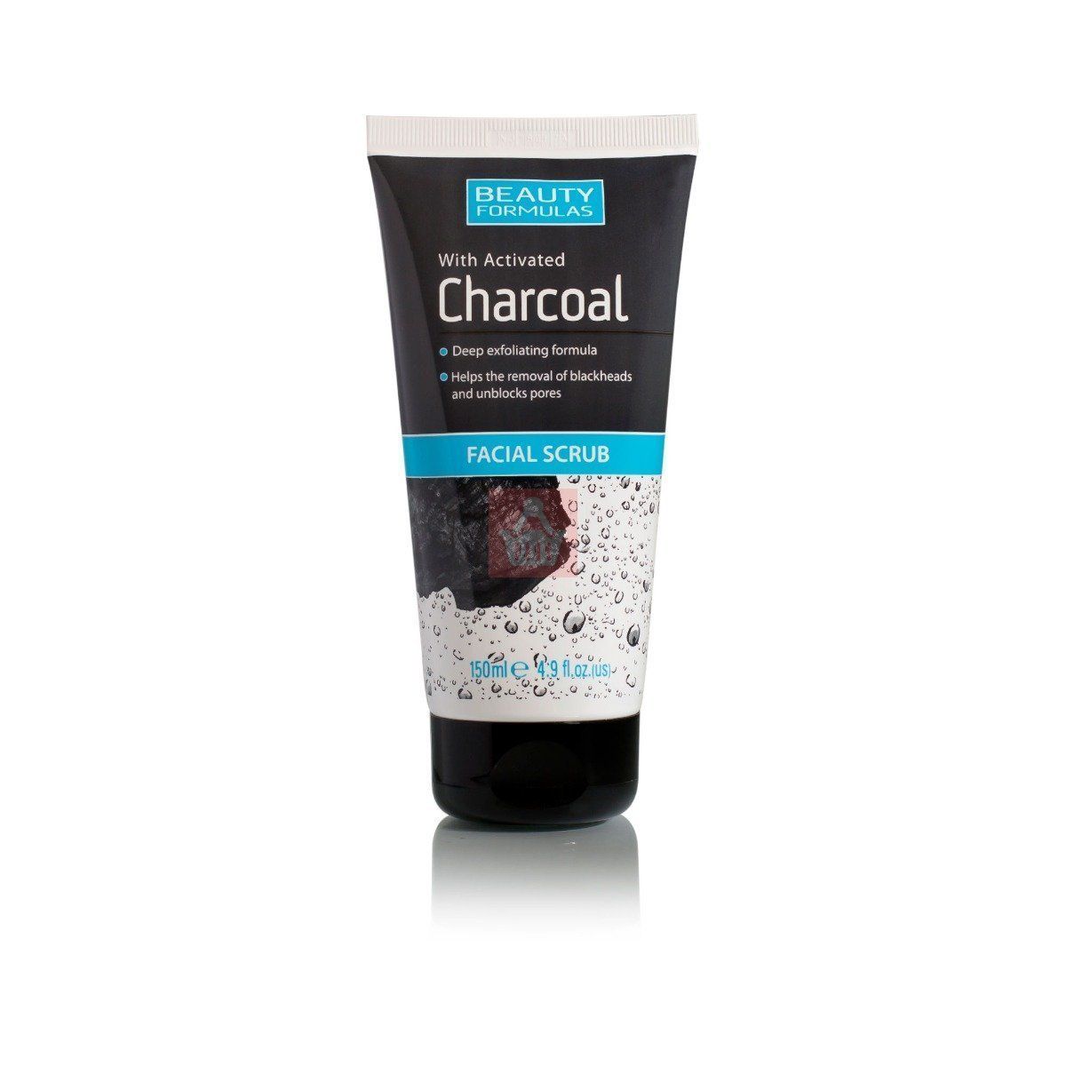 Beauty Formulas Charcoal Facial Scrub 150ml