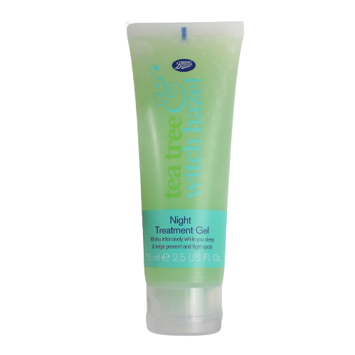 Boots Tea Tree Witch Hazel Night Treatment Gel 75ml