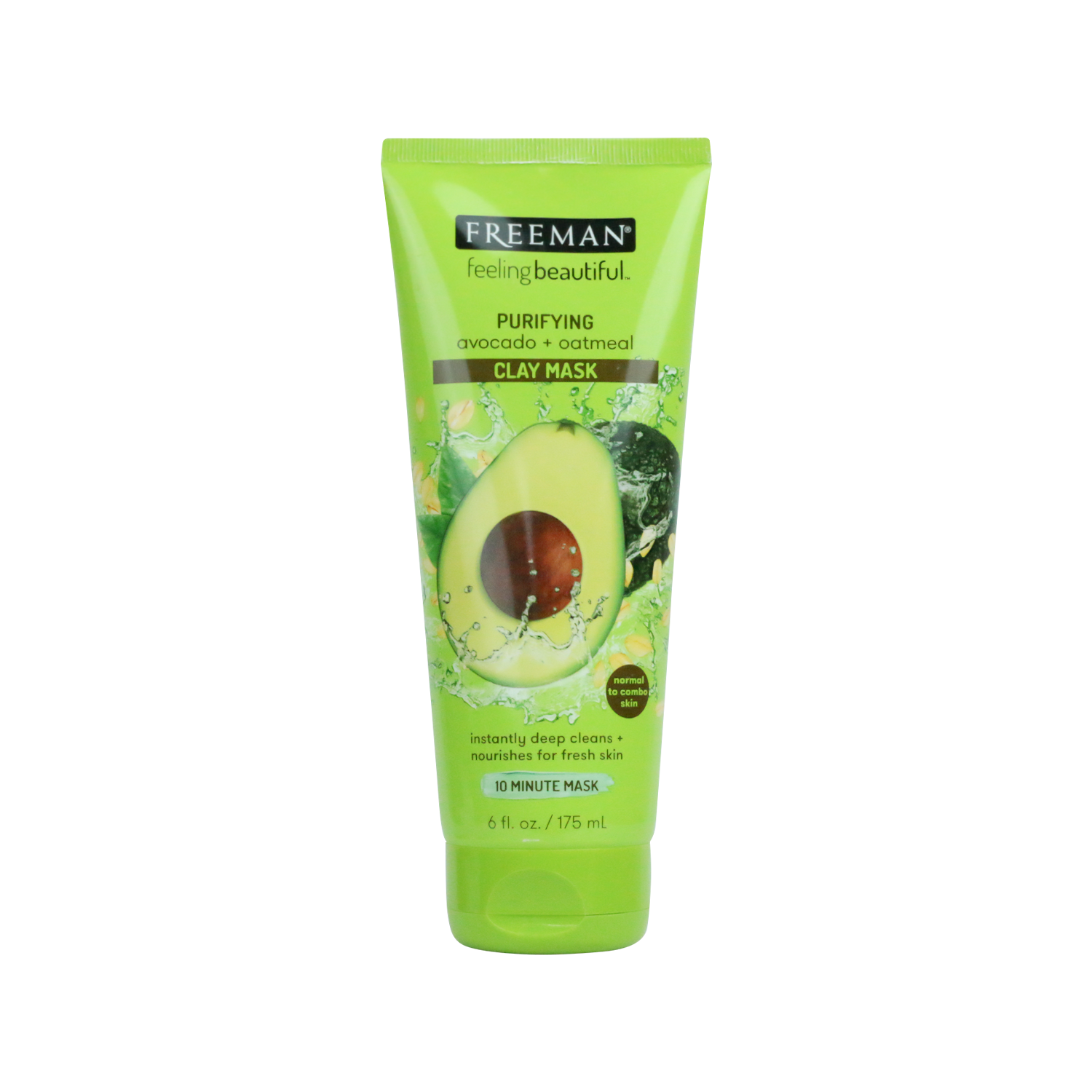 Freeman Purifying Avocado + Oatmeal Clay Mask 175ml