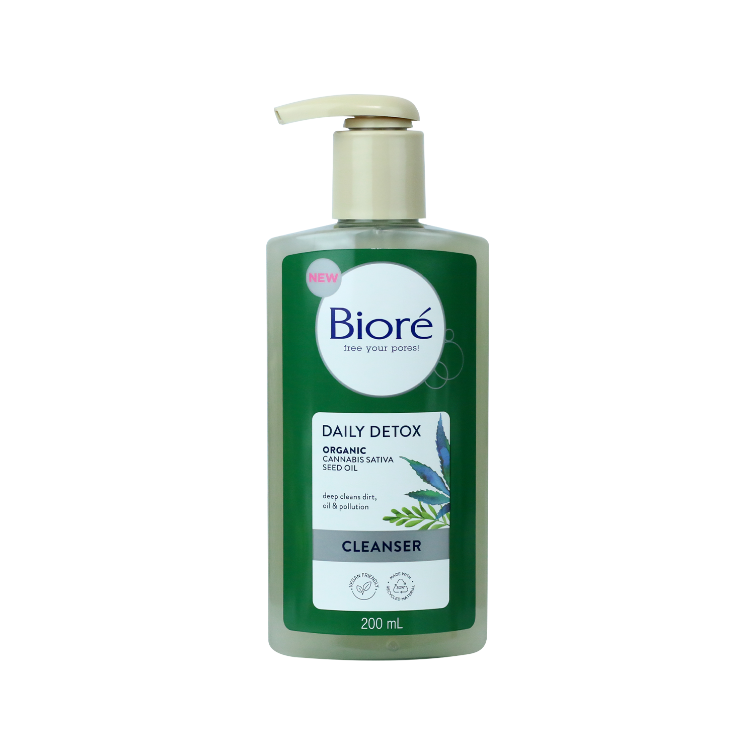 Biore Daily Detox Face Cleanser 200ml