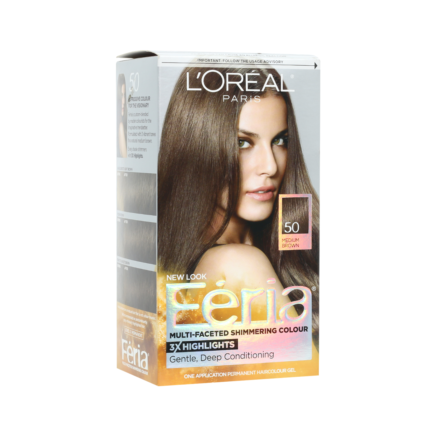 L'Oreal Feria Multi Faceted Shimmering Hair Colour