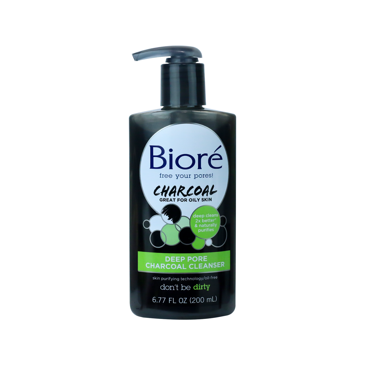 Biore Deep Pore Charcoal Cleanser 200 ml