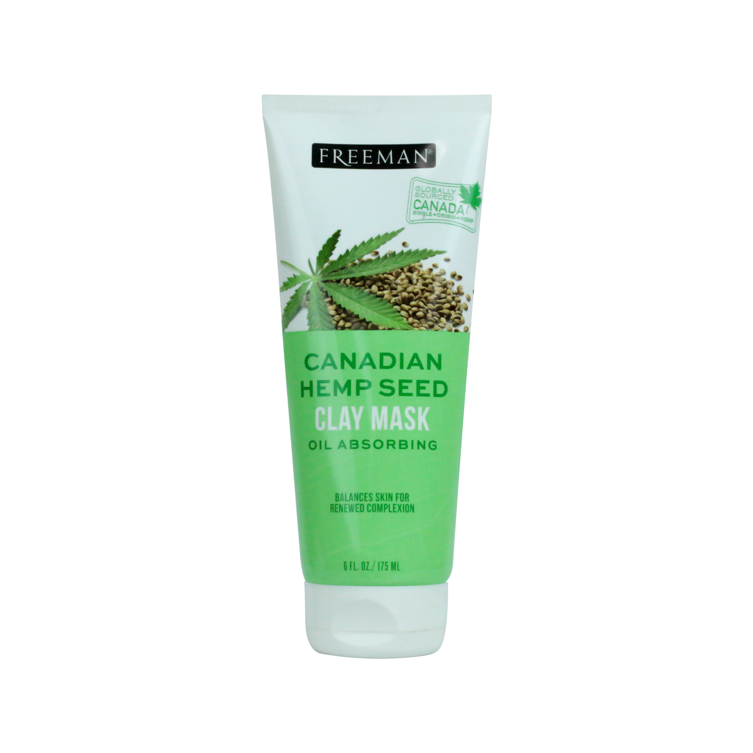 Freeman Oil Absorbing Canadian Hemp Seed Clay Mask 175ml