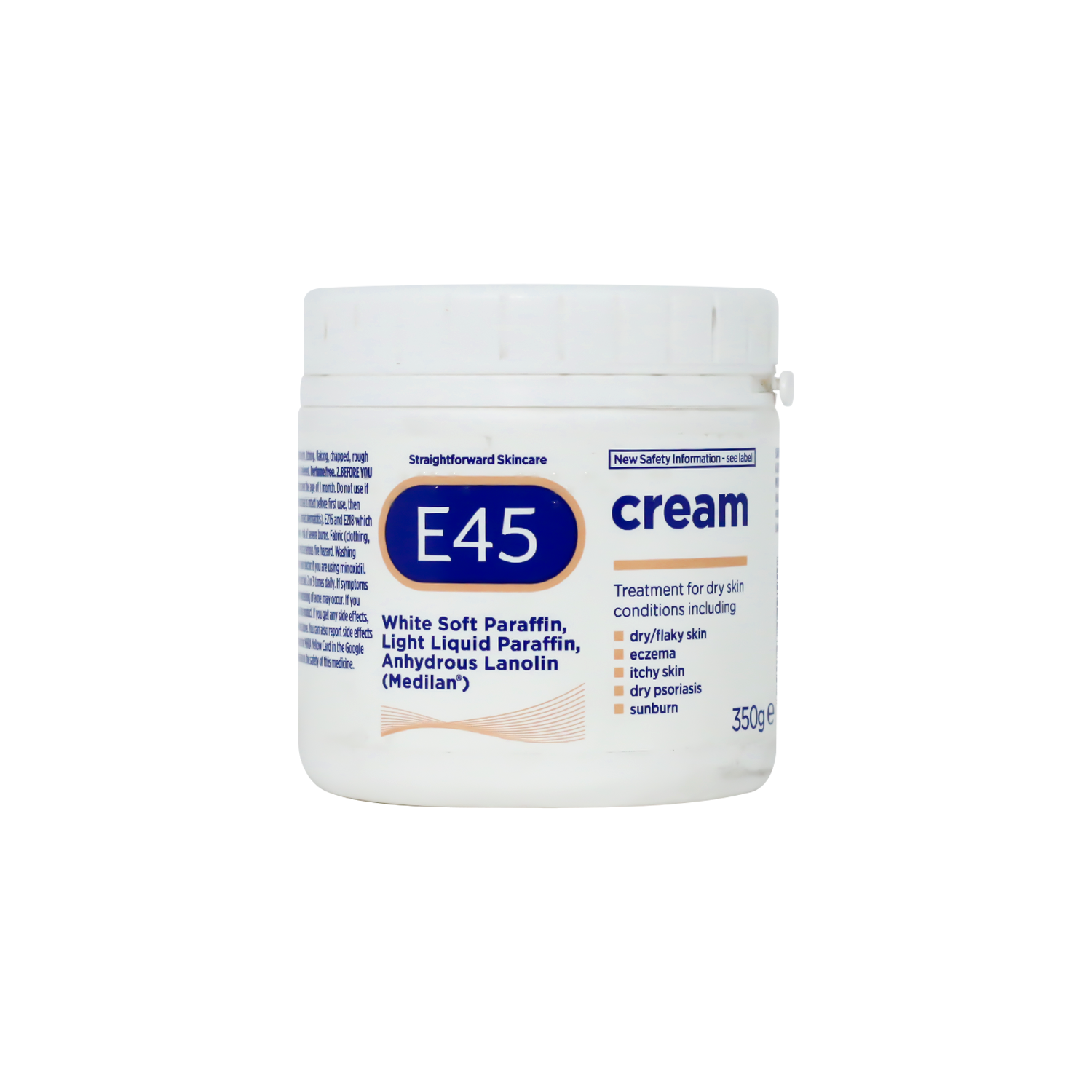E45 Dermatological Cream For Dry Skin 350g