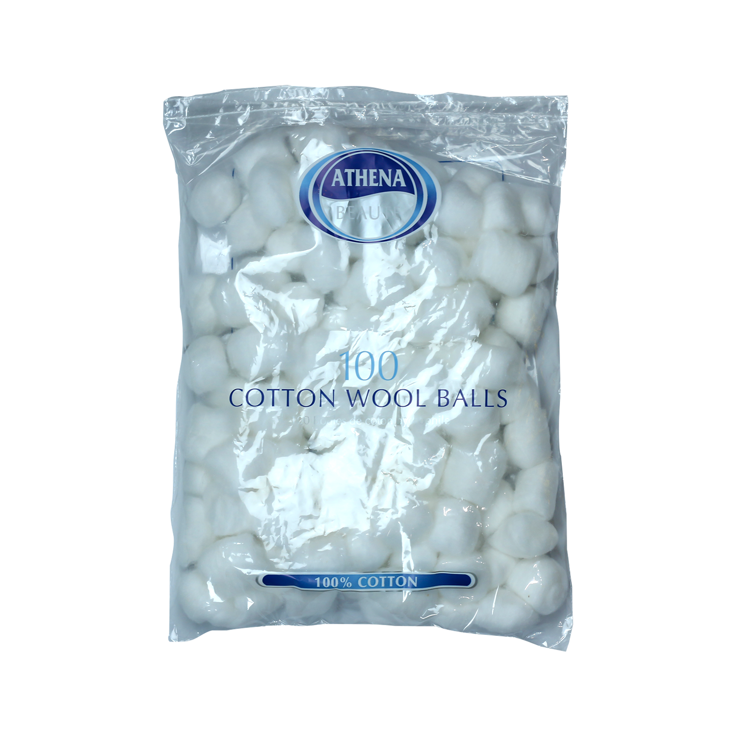 Athena Beaute Cotton Wool Balls 100 Pcs
