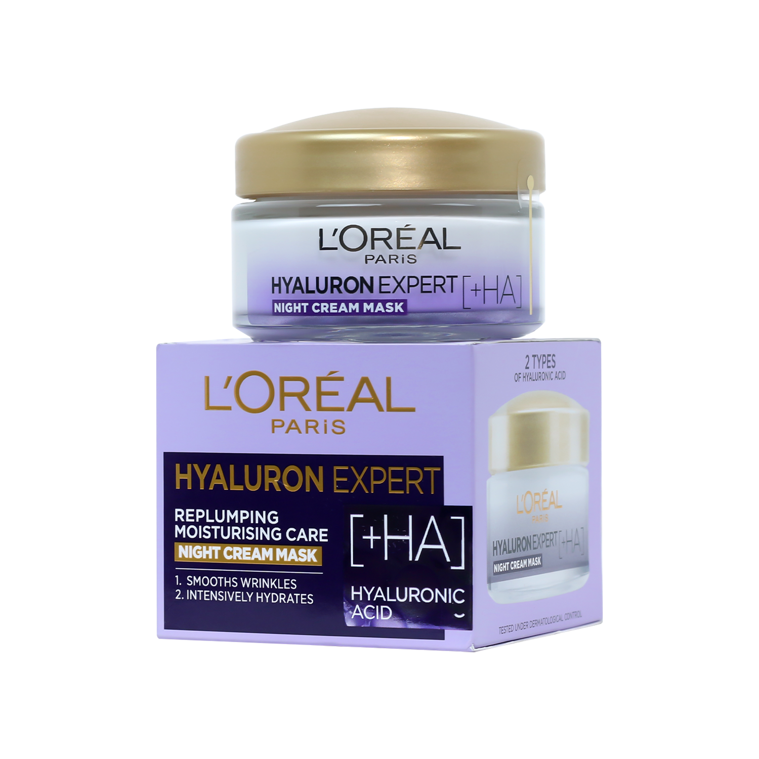 L'Oreal Hyaluron Expert Replumping Moisturising Care Night Cream Mask 50ml