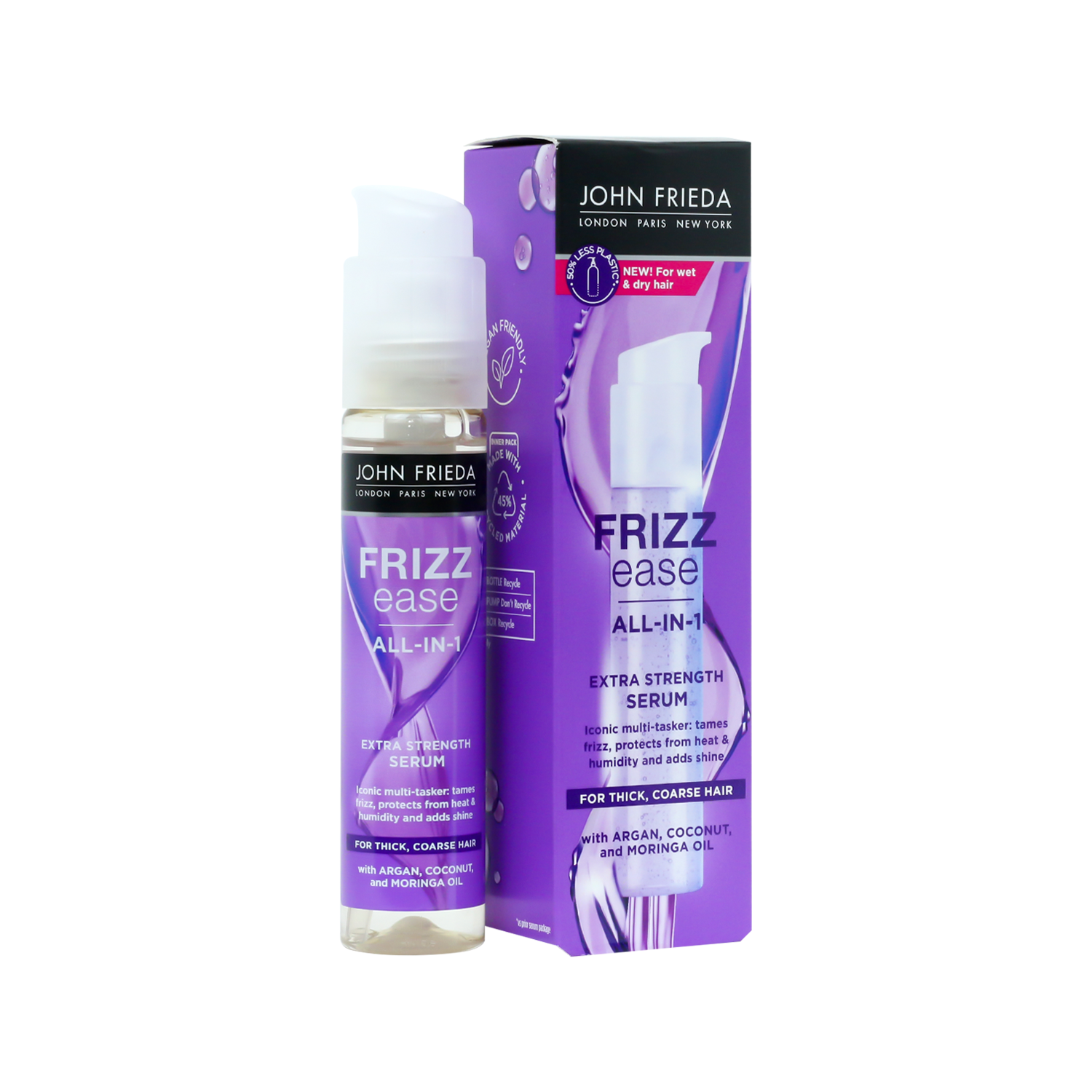 John Frieda Frizz Ease All-In-1 Extra Strength Hair Serum 50ml