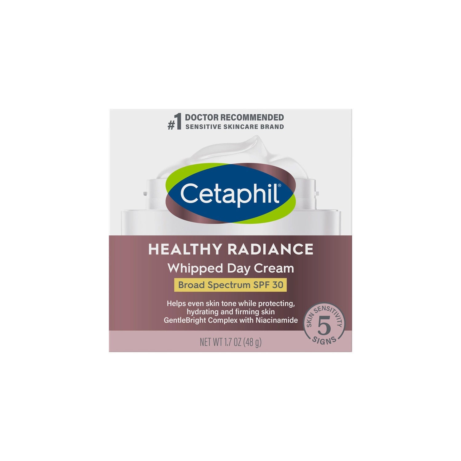 Cetaphil Healthy Radiance Whipped Day Cream SPF30 48ml