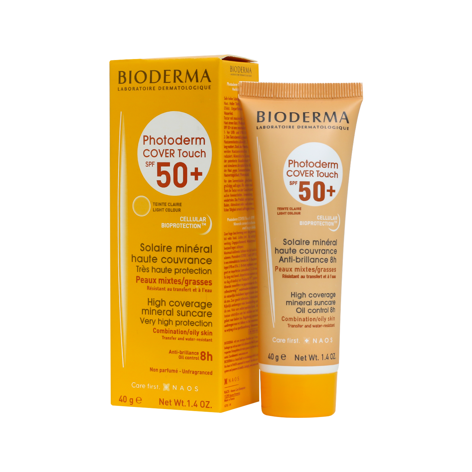 Bioderma Photoderm Cover Touch High Coverage Mineral Suncare SPF50 40g