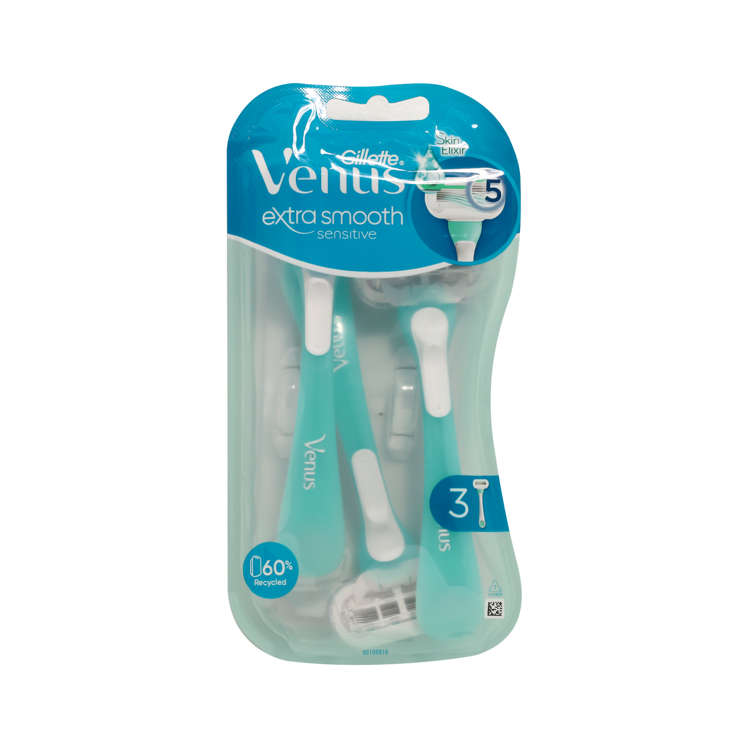 Gillette Venus Extra Smooth Sensitive Razors 3Pcs