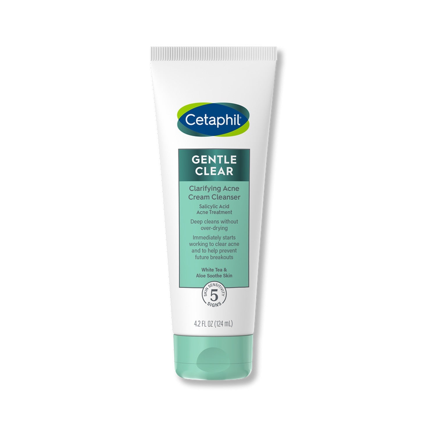 Cetaphil Gentle Clear Clarifying Acne Cream Cleanser 124ml