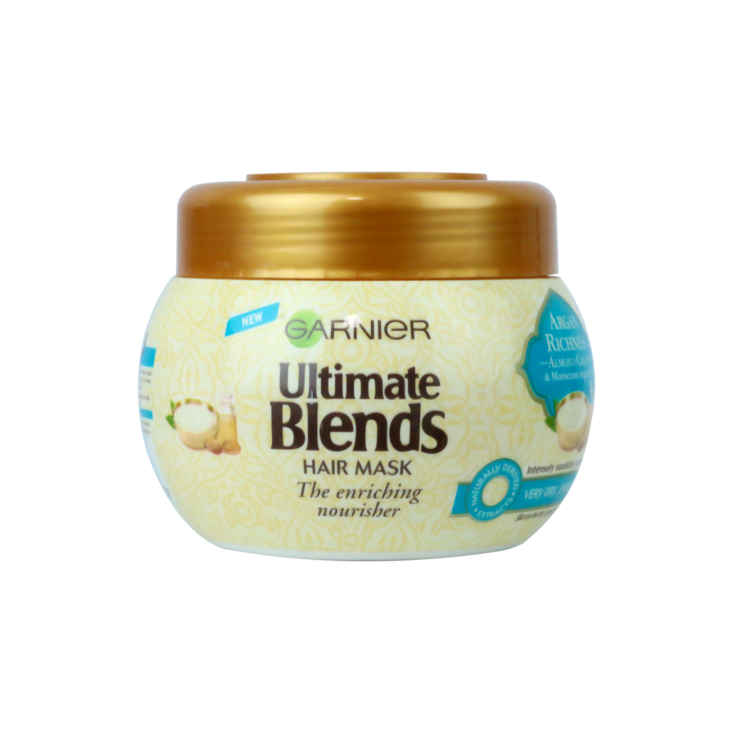 Garnier Ultimate Blends Argan Oil and Almond Cream Dry Hair Treatment Mask 300 ml