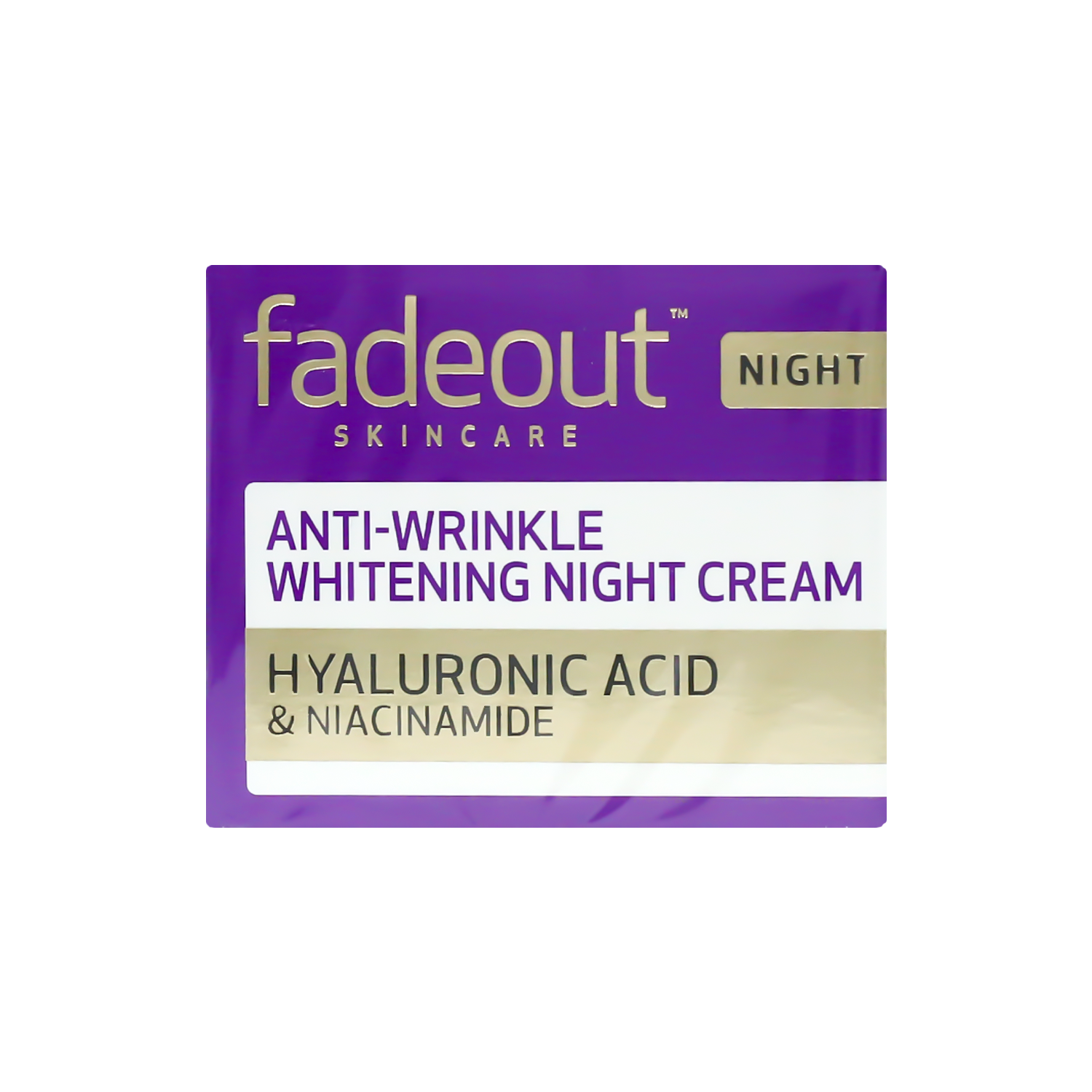 Fadeout Anti-Wrinkle Whitening Night Cream 50ml