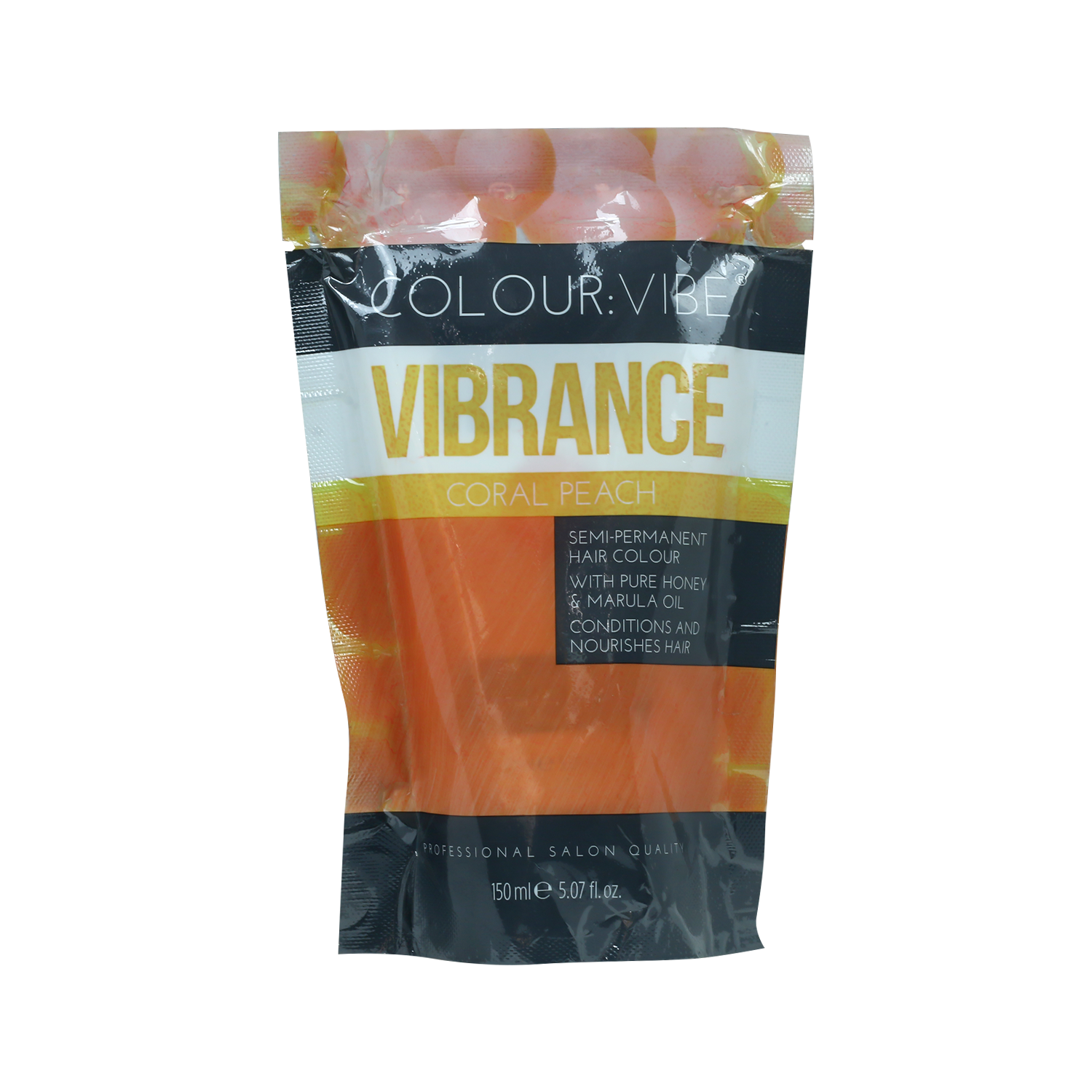 Colour Vibe Vibrance Coral Peach Semi-Permanent Hair Colour 150ml