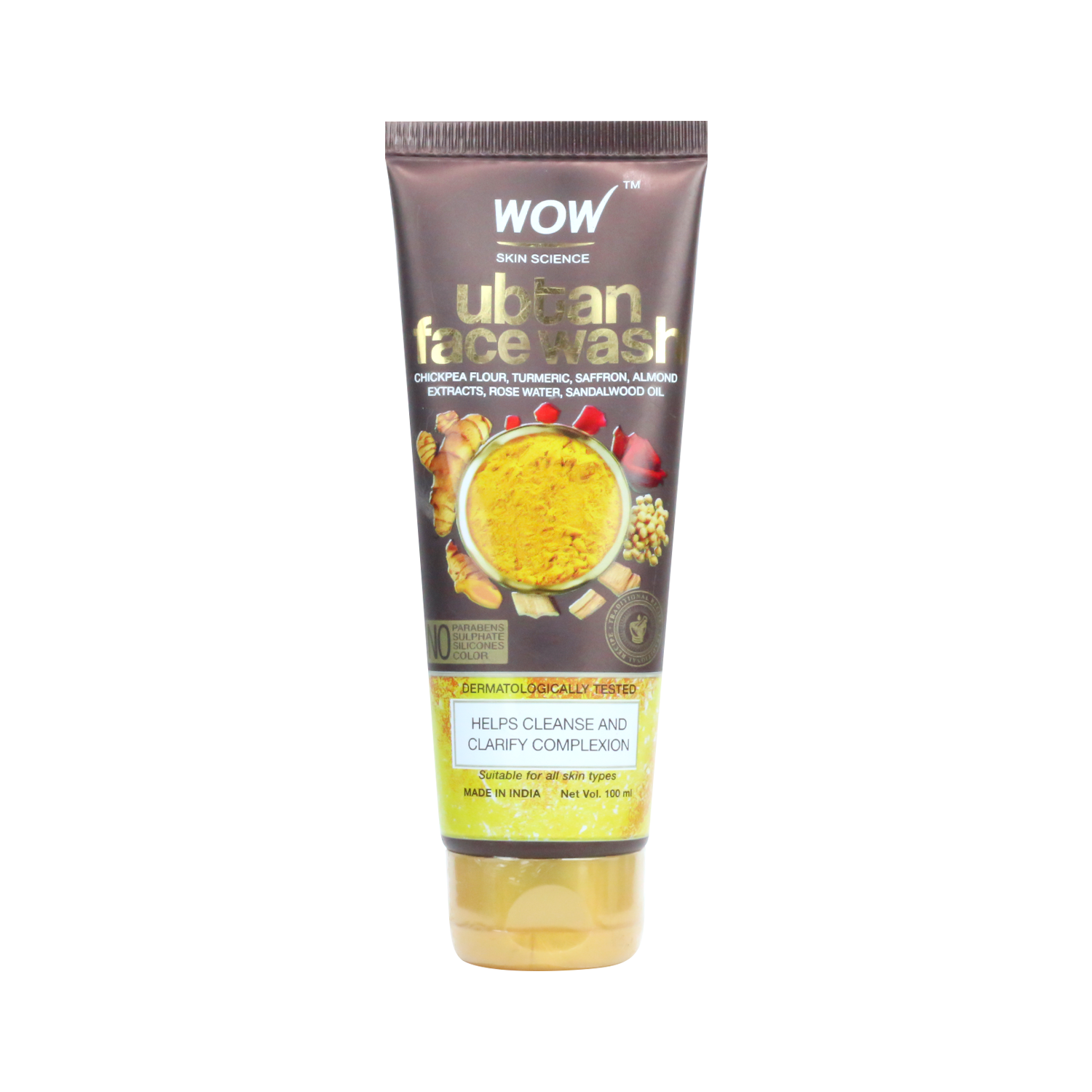 Wow Skin Science Ubtan Face Wash 100ml