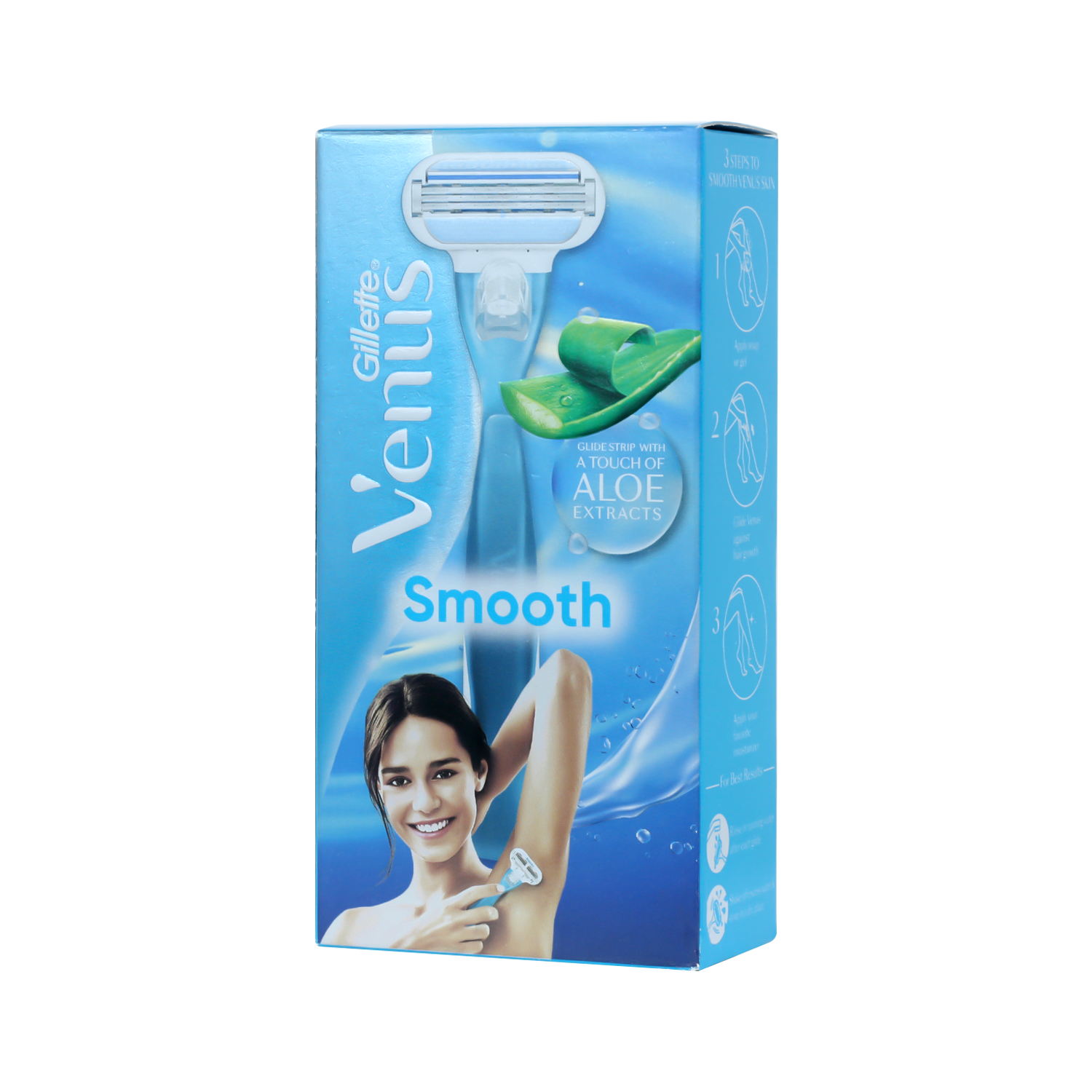 Gillette Venus Smooth Razor Aloe Extracts For Women