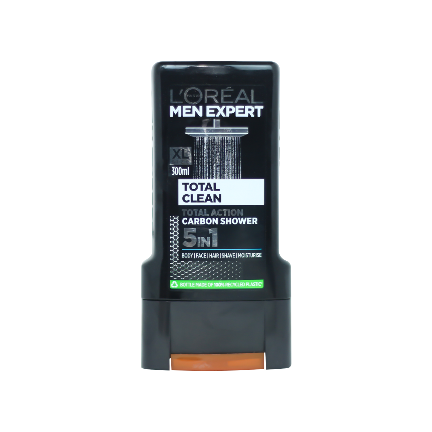 L'Oreal Men Expert Total Clean 5in1 Total Action Carbon Shower Gel 300ml