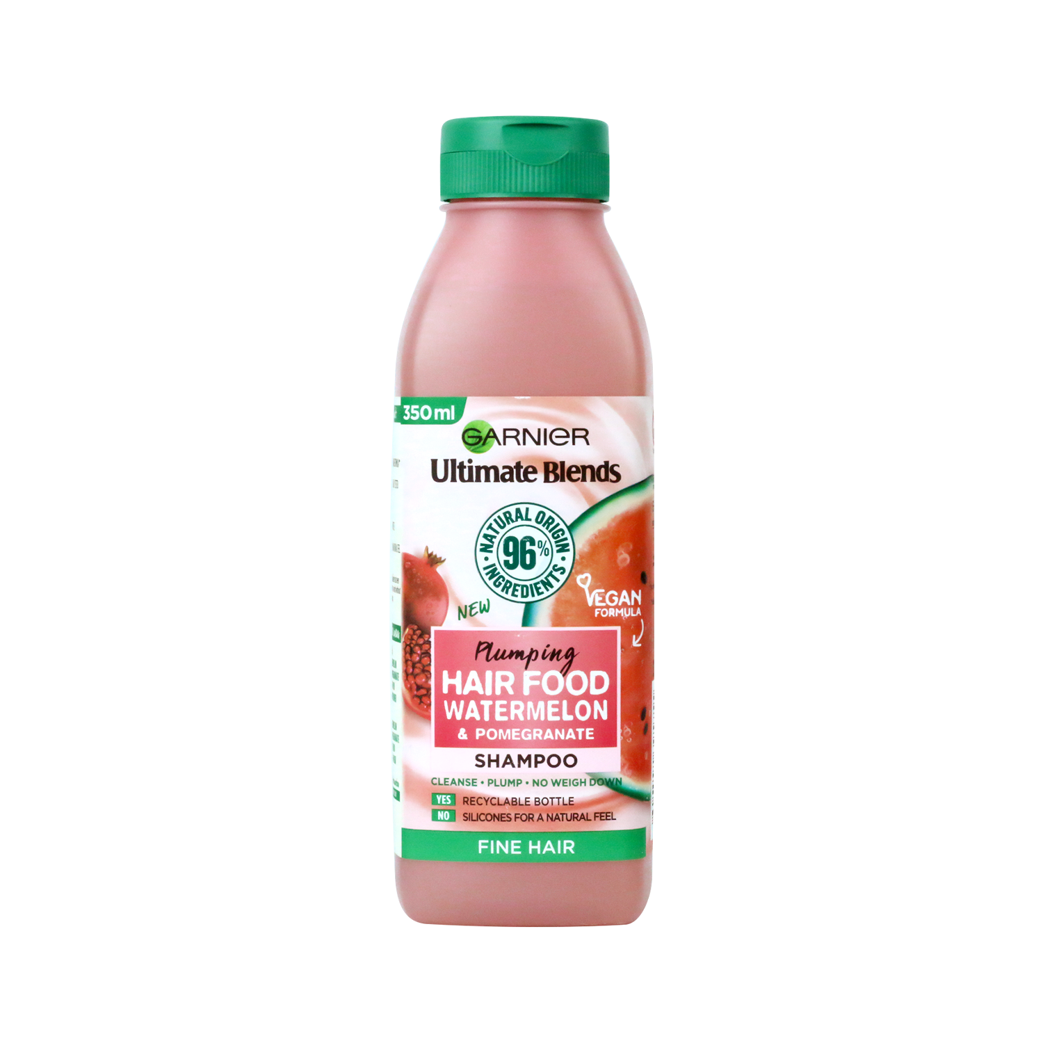 Garnier Ultimate Blends Plumping Hair Food Watermelon and Pomegranate Shampoo 350ml