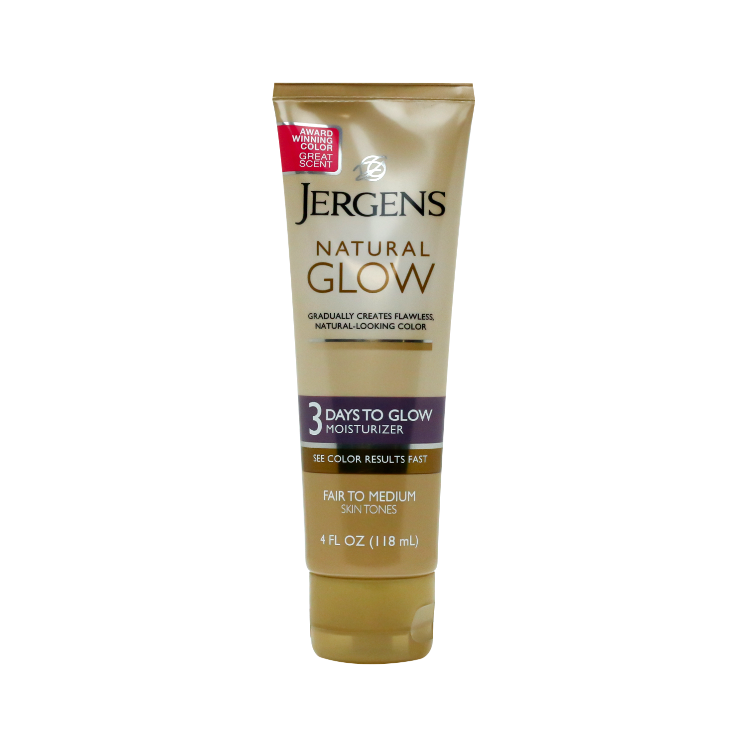 Jergens Natural Glow 3 Days To Glow Moisturizer Fair To Medium Skin Tone 118ml
