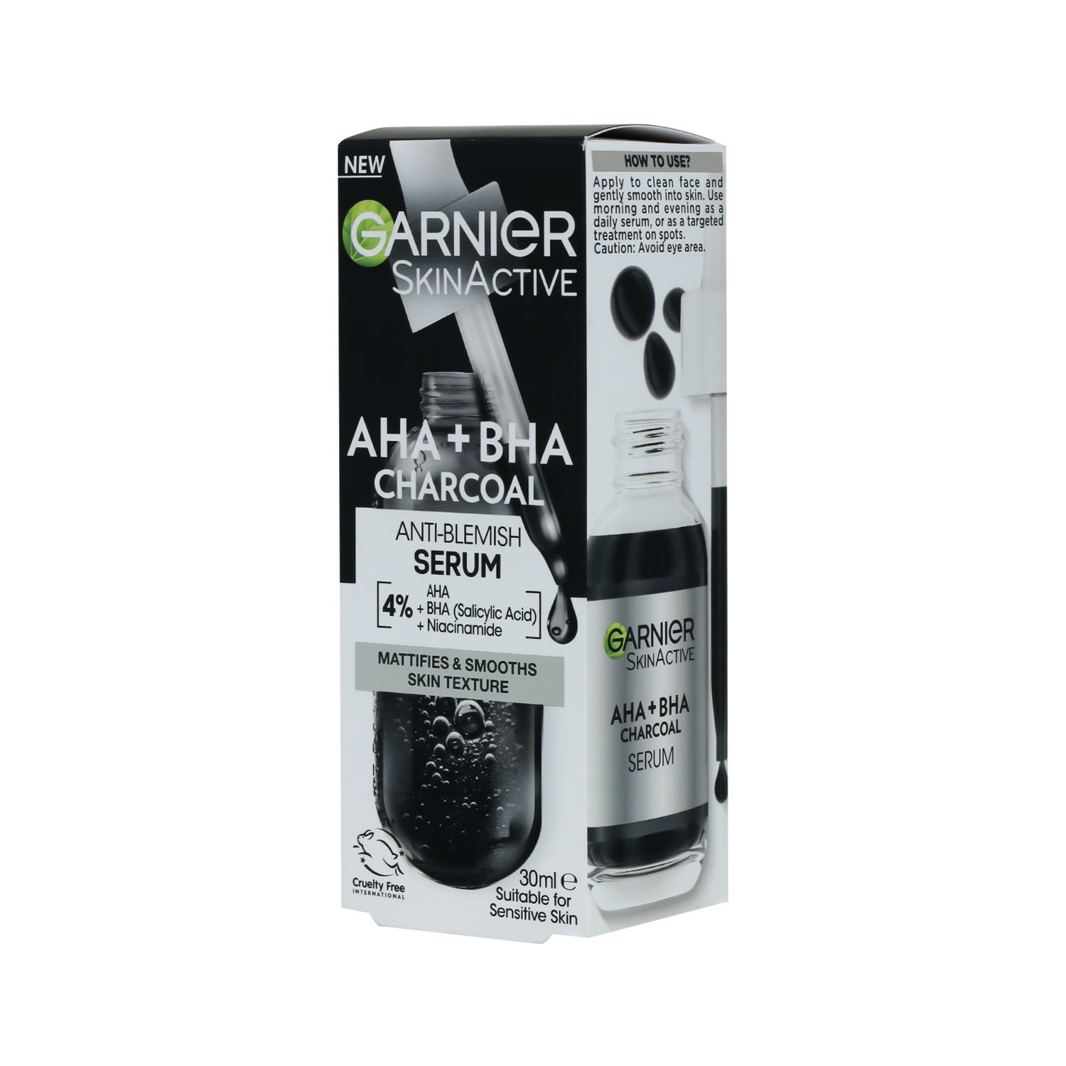Garnier AHA BHA Charcoal Anti Blemish Serum 30ml