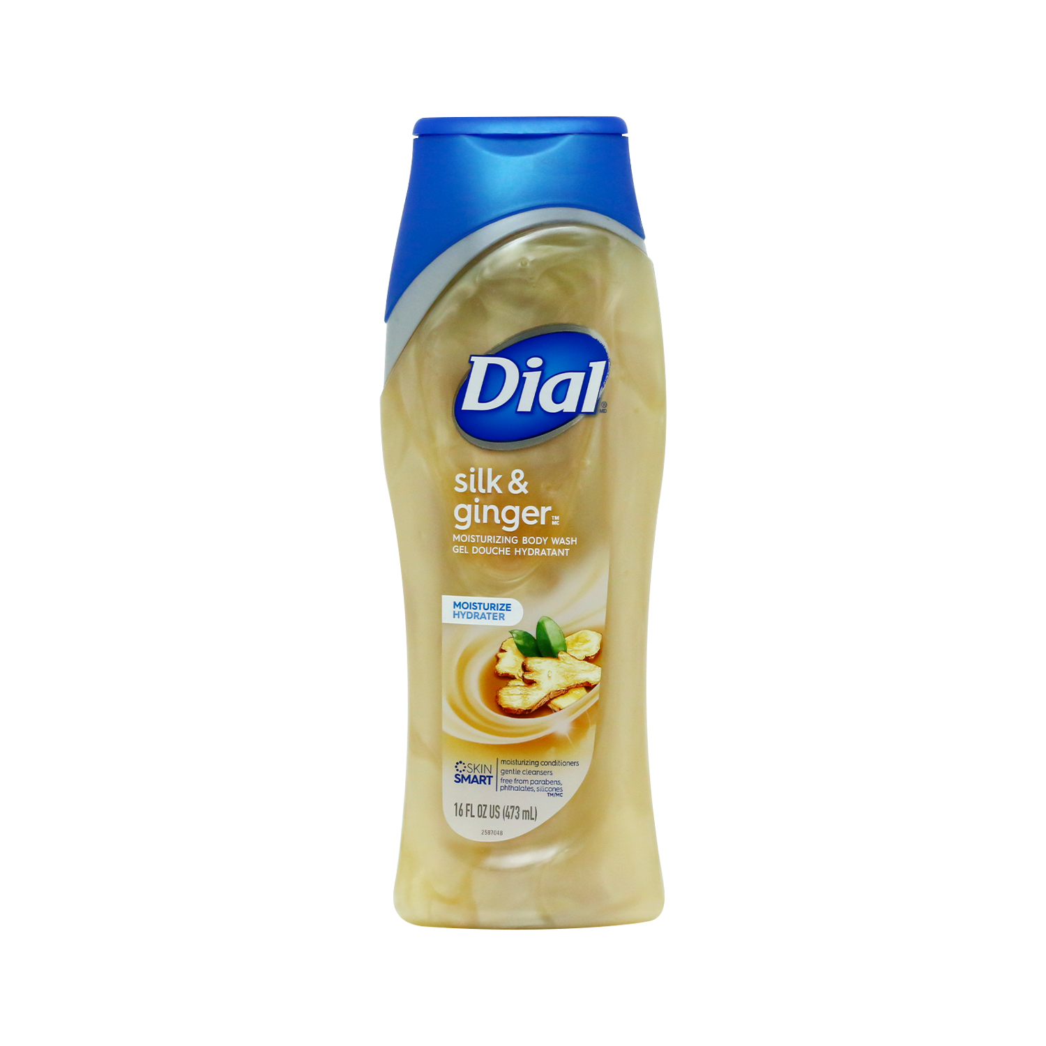 Dial Silk & Ginger Moisturising Body Wash 473ml