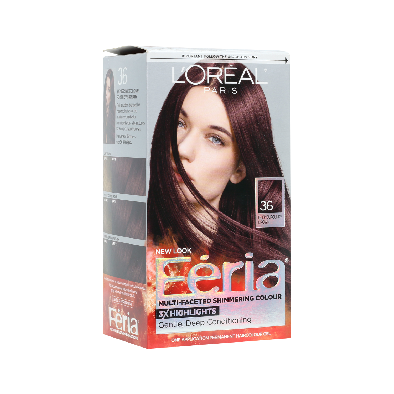 L'Oreal Feria Multi Faceted Shimmering Hair Colour