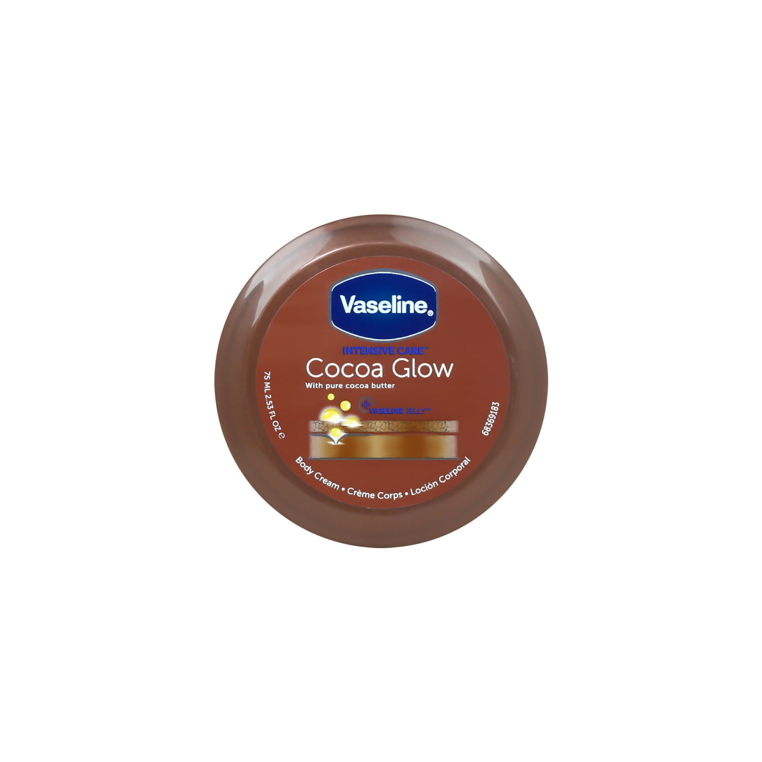 Vaseline Intensive Care Cocoa Glow Body Cream 75ml