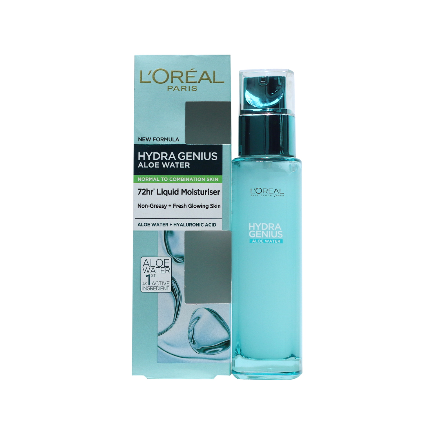 L'OREAL PARIS Hydra Genius Aloe Water Normal To Combination Skin Moisturiser 70ml