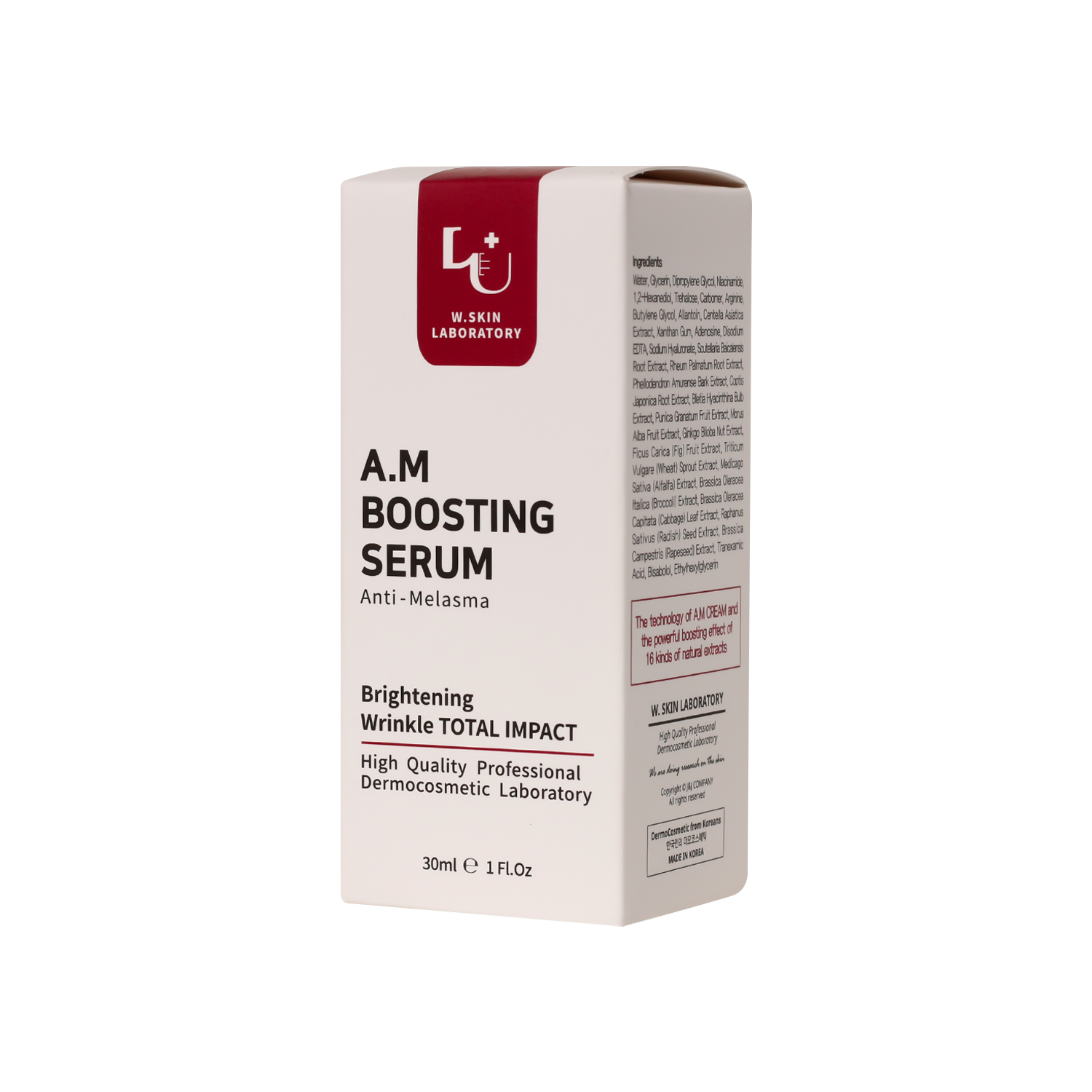 W. Skin Laboratory A.M Boosting Serum 30 ml
