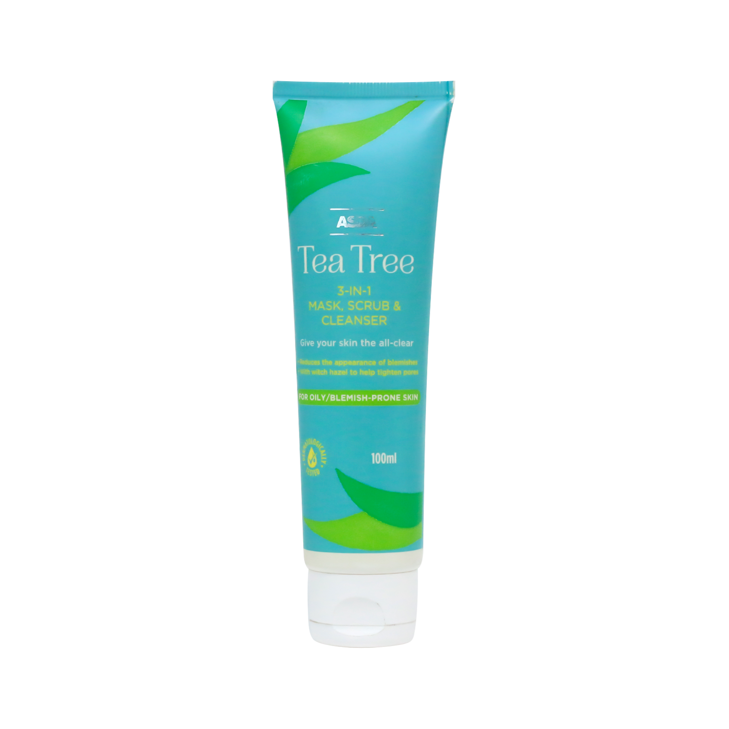 ASDA Tea Tree 3 in 1 Mask Scrub & Cleanser 100ml