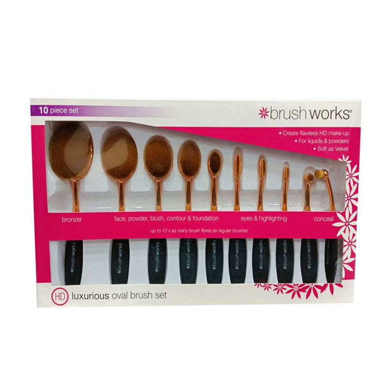 Brush Works Luxurious Oval Brush Set