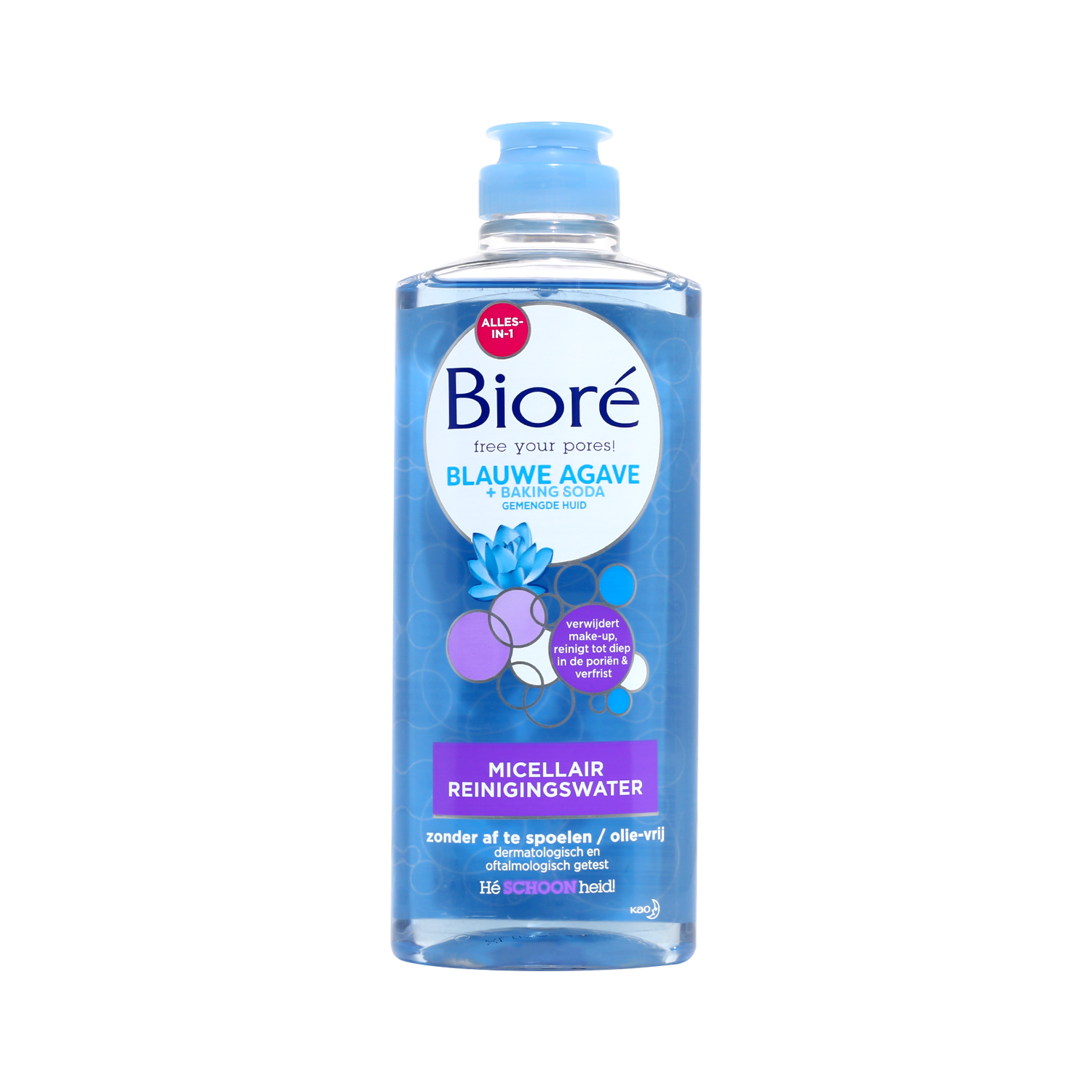 Biore Blauwe Agave Baking Soda Miceller Reinigings Water 300ml