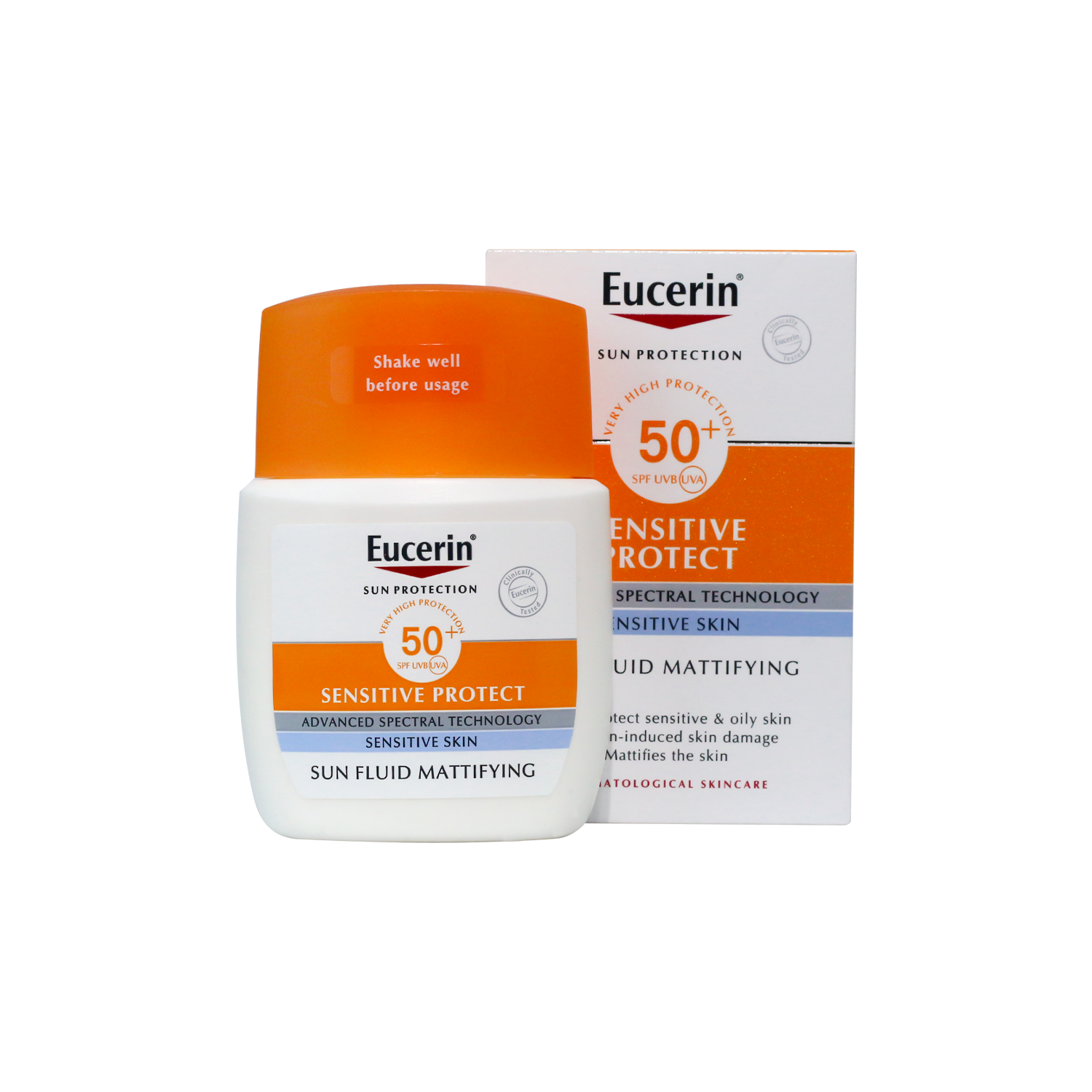 Eucerin Sensitive Protect Sun Fluid Mattifying SPF50 Plus 50ml