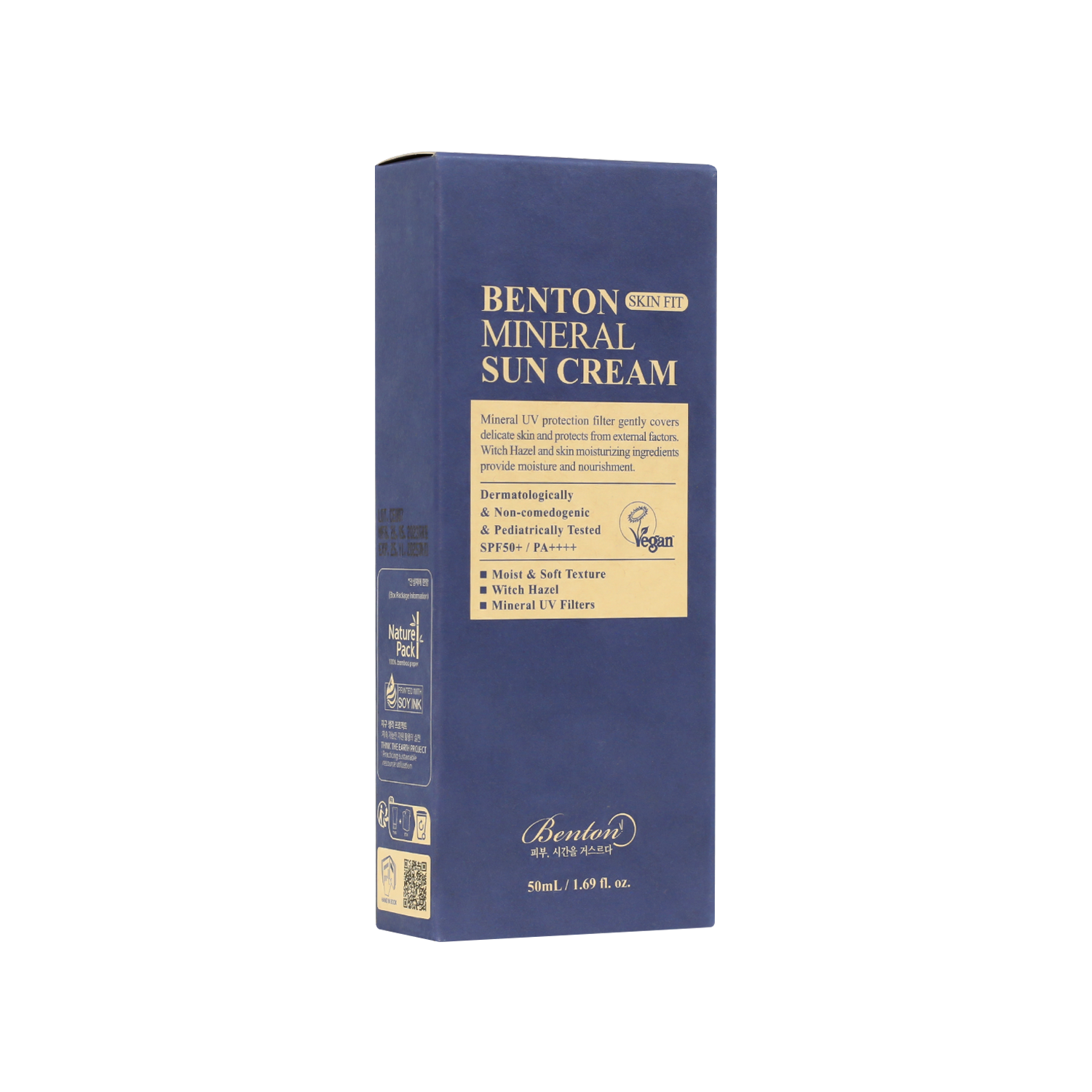 BENTON Skin Fit Mineral Sun Cream SPF 50 50ml
