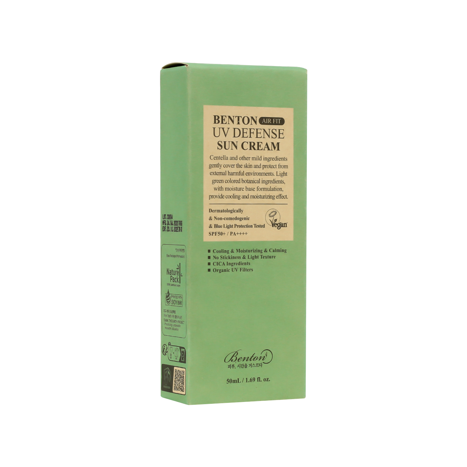 BENTON Air Fit UV Defense Sun Cream SPF 50 50ml
