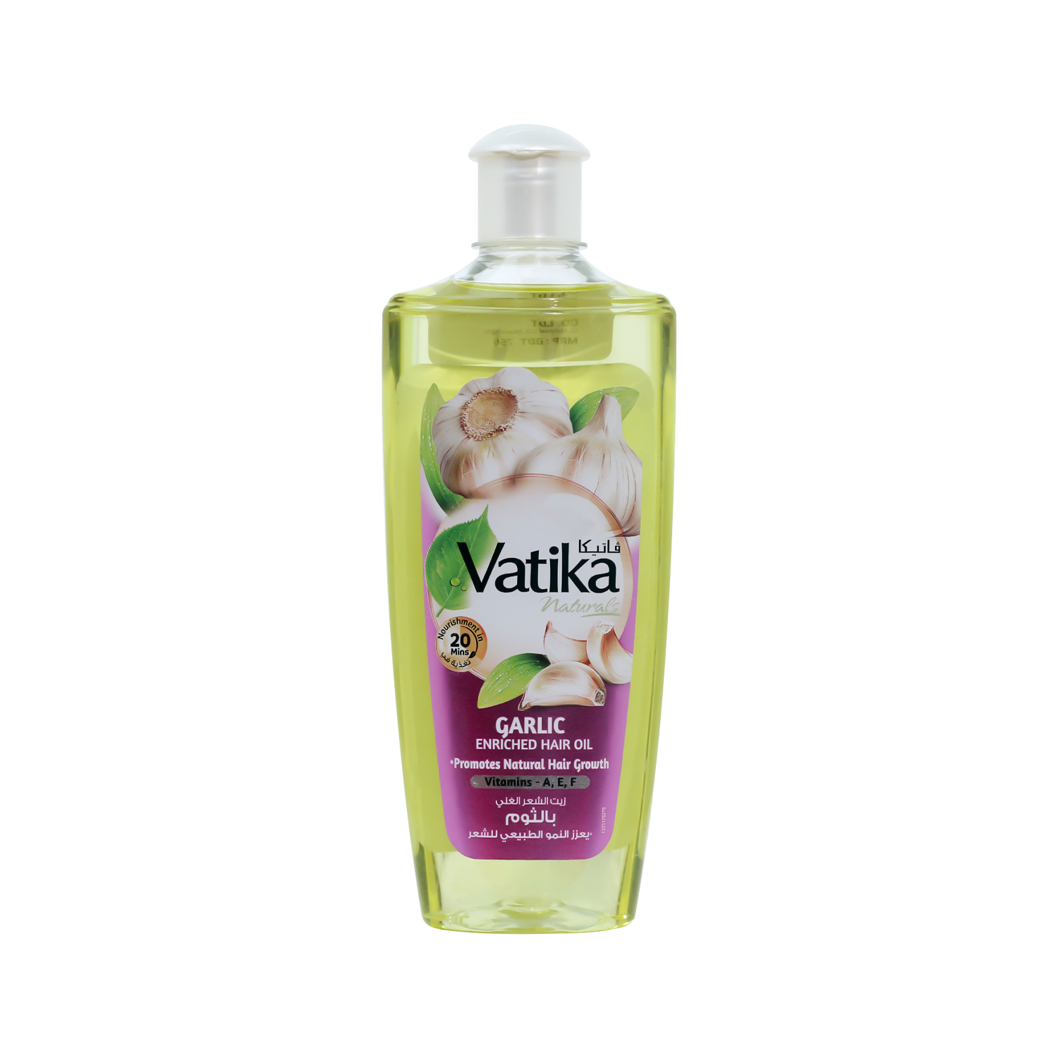 Vatika Naturals Garlic Enriched Hair Oil Natural 300ml