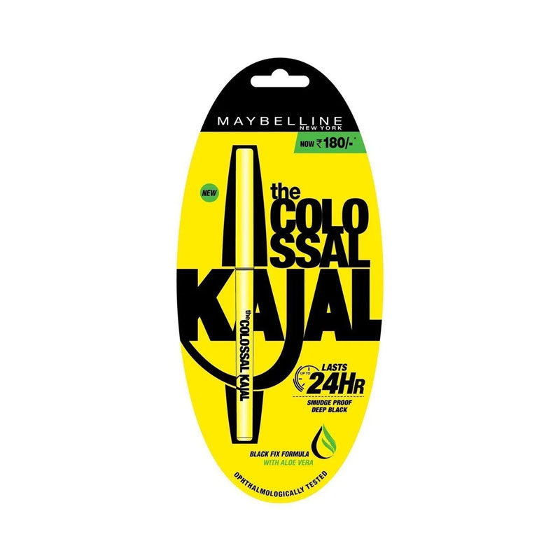 Maybelline The Colossal Kajal With Aloe Vera Deep Black 0.35g