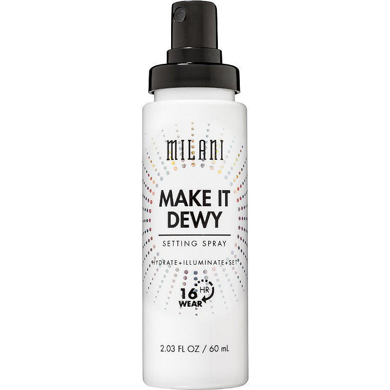Milani Make It Dewy 16Hr Setting Spray Hydrate Illuminate Set 60ml