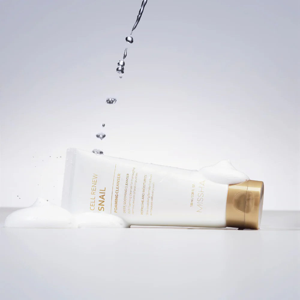 Missha Super Aqua Cell Renew Snail Cleansing Foam - 100 ml