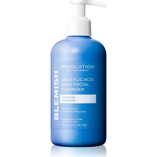 Makeup Revolution Skincare Blemish Targeting Facial Gel Cleanser with Salicylic Acid