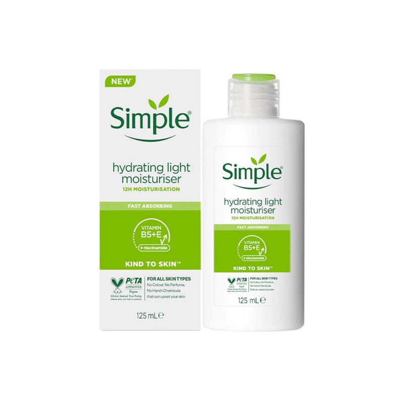 Simple Kind To Skin Hydrating Light Moisturiser 125ml.