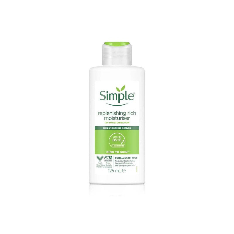 Simple Kind To Skin Replenishing Rich Moisturiser 125ml.